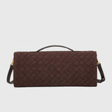 Cherry | Kopertówka z Luksusowego Zamszu Intrecciato