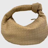 Celeste | Torebka Średnia Zamszowa Pleciona z Węzłem