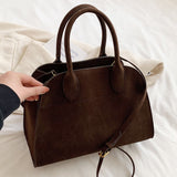 Luisa | Minimalistyczna Torba Codzienna ze Skóry Zamszowej