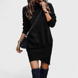 Nicolas - Casualna sukienka z długim rękawem