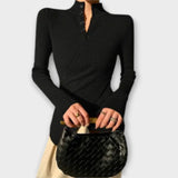 Mireko – Sweter z cienkiej dzianiny z guzikami