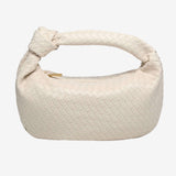 Giselle | Średnia Torba na Ramię Pleciona z Węzłem