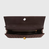 Cherry | Kopertówka z Luksusowego Zamszu Intrecciato