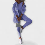 Zestaw trzech części z kardiganem