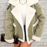 Isabella™ Kurtka Zimowa Podszyta Sztucznym Futerkiem