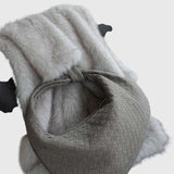 Celeste | Torebka Średnia Zamszowa Pleciona z Węzłem