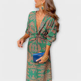 Oriana - Elegancka sukienka z długimi rękawami