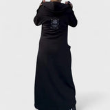 Mana - Długa bluza z kapturem i zamkiem w lekkim i oddychającym materiale