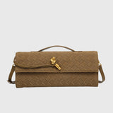 Cherry | Kopertówka z Luksusowego Zamszu Intrecciato