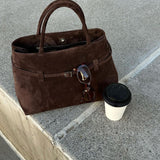 Rebecca | Torebka na ramię z luksusowej zamszowej skóry