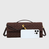 Cherry | Kopertówka z Luksusowego Zamszu Intrecciato