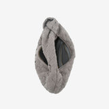 Renee | Mini Torebka z Miękkiego Splotu Zamszowego