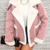 Isabella™ Kurtka Zimowa Wyłożona Sztucznym Futrem