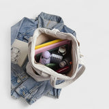 Tilda – Torebka tote w prążki z sznurkiem