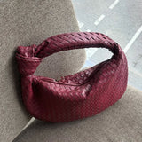 Giselle | Średnia Torba na Ramię Pleciona z Węzłem