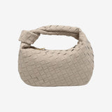 Renee | Mini Torebka z Miękkiego Splotu Zamszowego