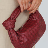 Sienna | Mała Torebka z Plecionym Uchem