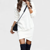 Nicolas - Casualna sukienka z długim rękawem