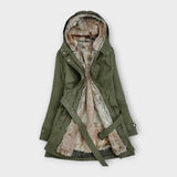 Mikash - Przytulny Płaszcz Podszewkowy z Futrem