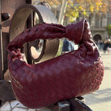 Sienna | Mała Torebka z Plecionym Uchem