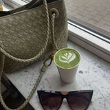 Eloise | Woven Compatta Testurizzata Torba