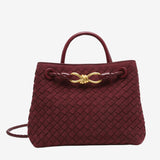 Malia | Kompaktowa Torba Woven z Regulowanym Paskiem