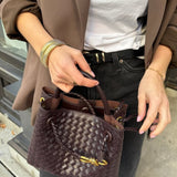 Eloise | Woven Compatta Testurizzata Torba