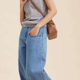 Eliza | Kwadratowa Torebka z Błyszczącym Zamkiem