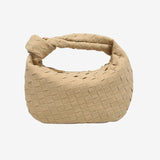 Renee | Mini Torebka z Miękkiego Splotu Zamszowego