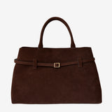 Rebecca | Torebka na ramię z luksusowej zamszowej skóry