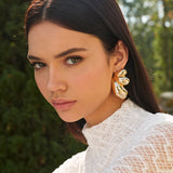 Demi | Kolczyki na Sztyfcie w Kształcie Skrzydła Motyla