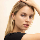 Soravelle | Okrągłe Kolczyki ze Złota 18K