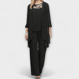 Zestaw 3 częściowy z dzianiny