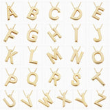 Enzhalynne | Naszyjnik z Inicjałami w Złocie 18K