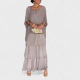 Nora - Elegancka sukienka casual boho z chiffon