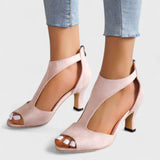 Zorine - Sandały ortopedyczne na obcasie