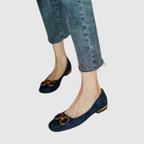 Marie™ | Baleriny wieczorowe ze skóry