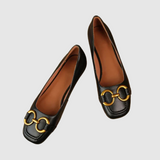 Marie™ | Baleriny wieczorowe ze skóry