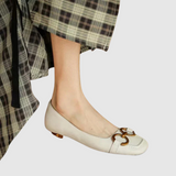 Marie™ | Baleriny wieczorowe ze skóry