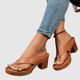 Nina - Wygodne sandały na obcasie