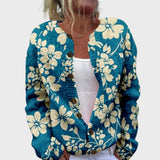 Elegancki sweter bez rękawów z wzorem