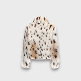 Leoline – Kurtka z syntetycznego futra w zwierzęcy wzór