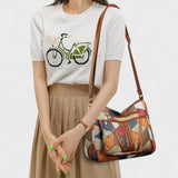 Solara - Torebka skórzana w mozaikę