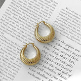 Sloane | Złote Kolczyki w Kształcie Koła