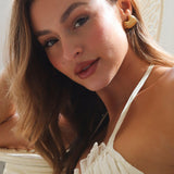 Emery | Złote Kolczyki Muszelki