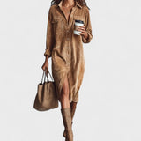 Lova - Nowoczesna sukienka o luźnym kroju