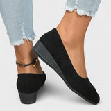 Éliane – Wygodne baleriny z podwyższonym obcasem