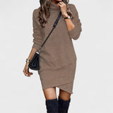 Nicolas - Casualna sukienka z długim rękawem