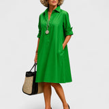 Bernadette - Elegancka midi sukienka o ponadczasowym uroku