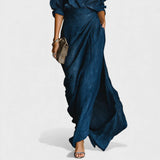 Nayla - Elegancka sukienka plisowana